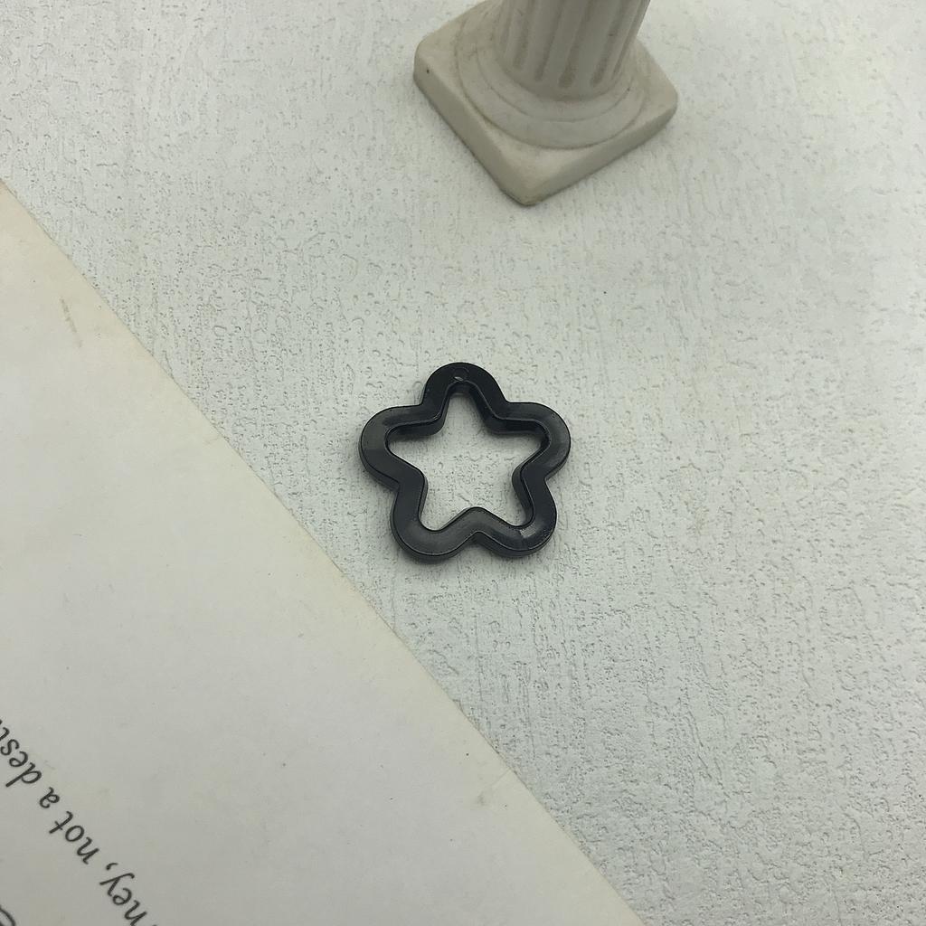 10/20Pcs 30mm Acrylic Transparent Star Pendant Loose Spacer Beads for DIY Jewelry Bracelet Earring Necklace Making Accessories