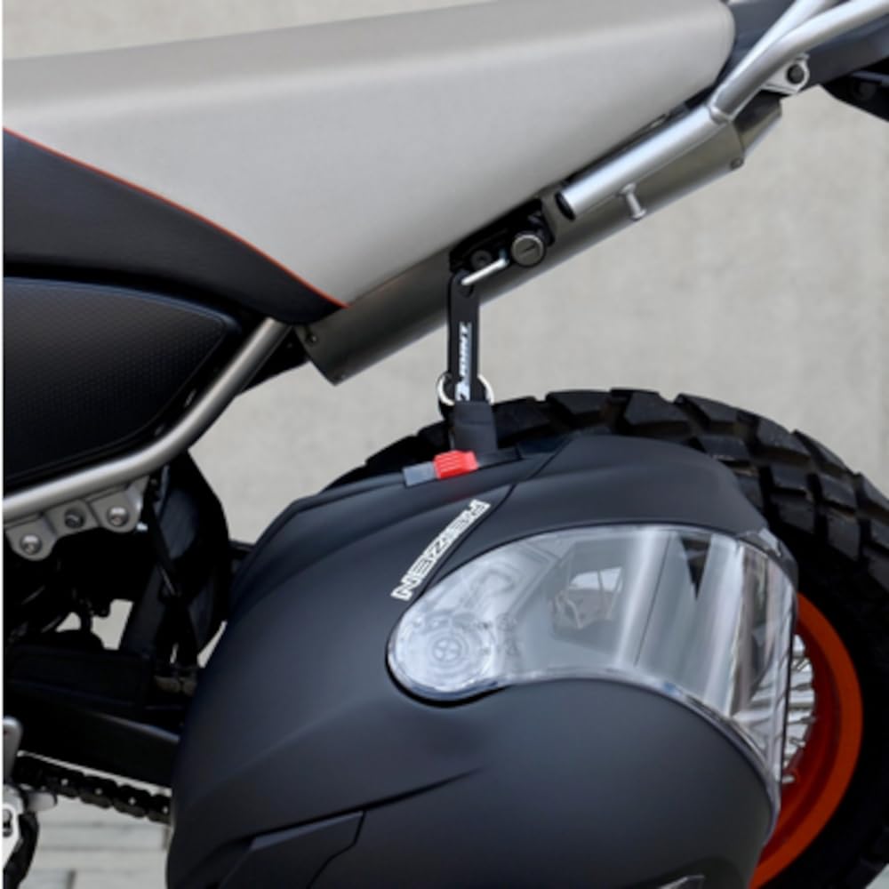 LEAD KS-272A Motorcycle Helmet Lock Extension Part, D Joint, Helmet Anchor, Attaches To D-Rings, Also Used As a Shield Biswrench