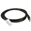 1.5m AUX Input Audio Cable Male Panel Mount Socket For Suzuki Grand Vitara SX4