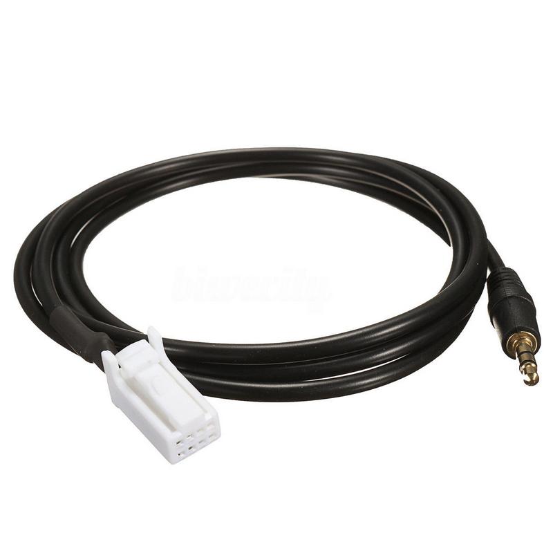 1.5m AUX Input Audio Cable Male Panel Mount Socket For Suzuki Grand Vitara SX4