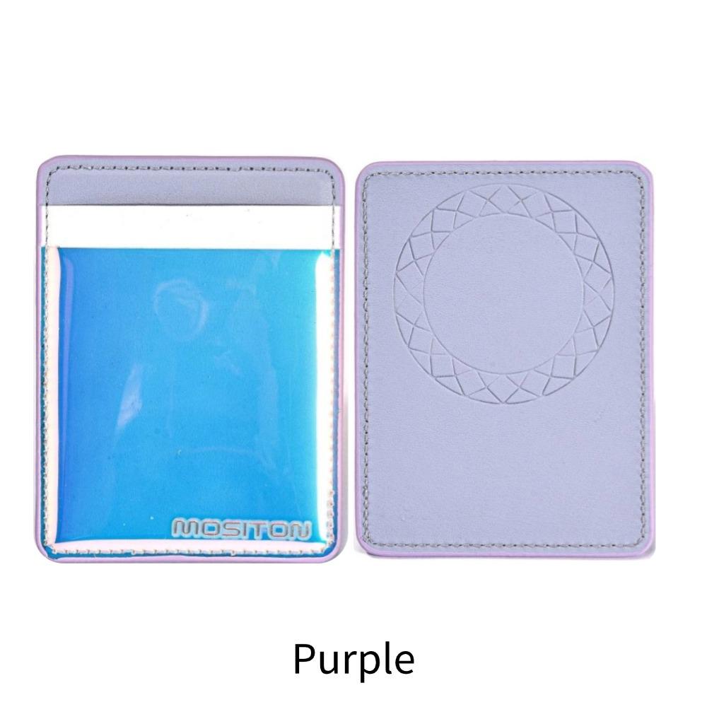 MagSafe Compatible Ultra-Thin Leather Card Holder for iPhone 16 - Dual Card Slots