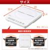 Iris Ohyama IH Stove 1 Burner IH Cooking Heater 1400W White IHK-T35-W