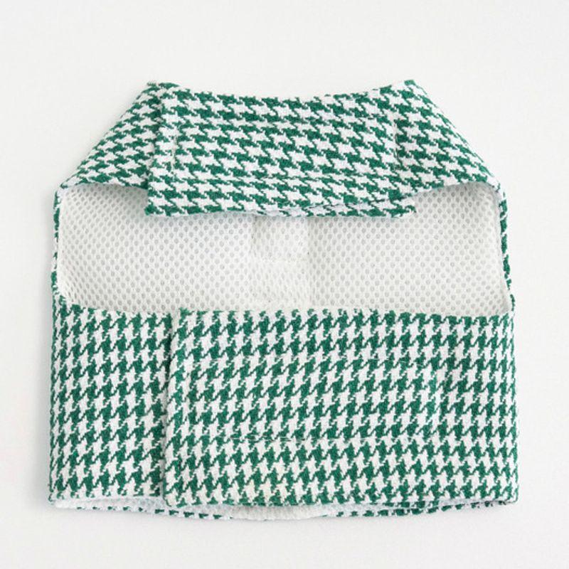 CROOKTHECHIHUAHUA Hound Pattern Harness - GREEN