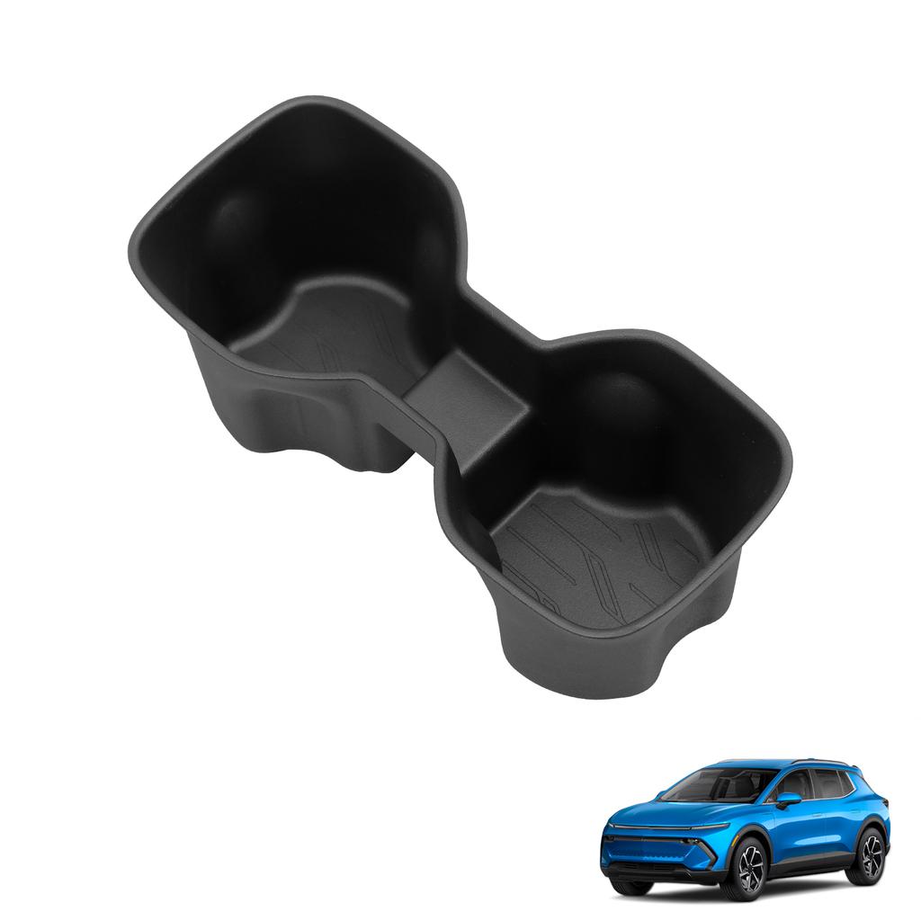 for Chevrolet Chevy Equinox EV 2026 2026 Central Water Cup Holder Anti-slip Drinks Storage Box Car Interior Accessories Black