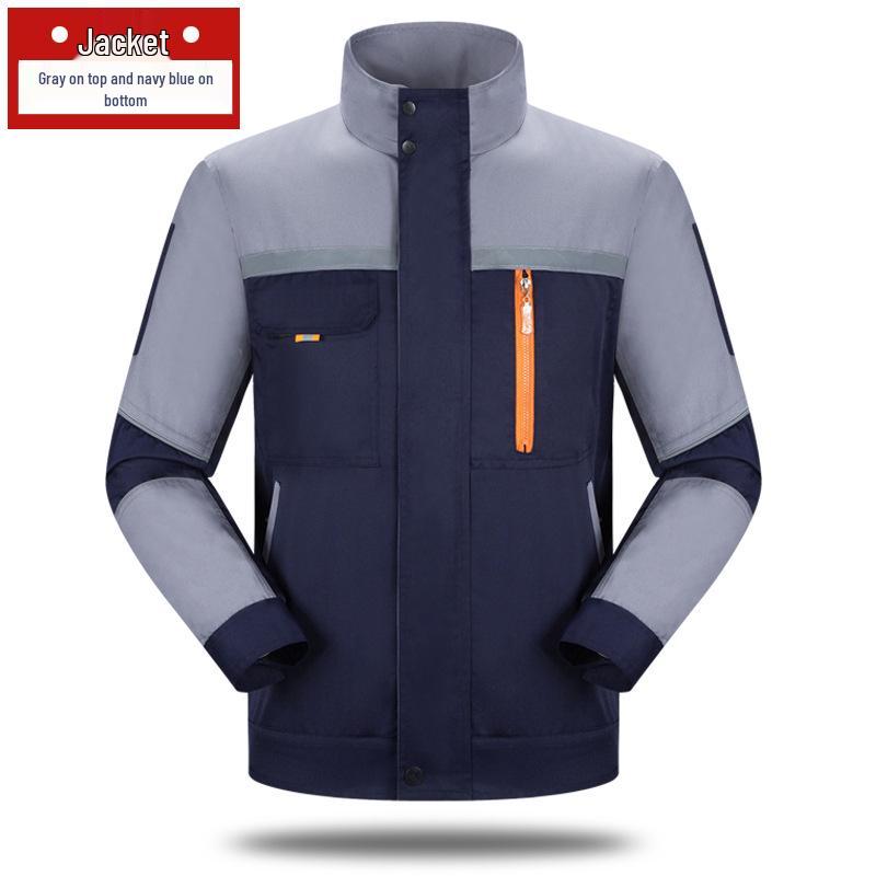 Herren- und Damen-Arbeitskleidungsset - Langärmlig, Verschleißfest, Verdickt für Frühling/Herbst. Perfekt für Schweißen & Autoreparatur.