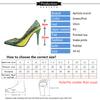 Fashion Aphixta Snake Prints Leather Pumps Women Shoes 10cm stiletto Heels Pointed Toe Office Party Dress Shoes Woman Big Size 42