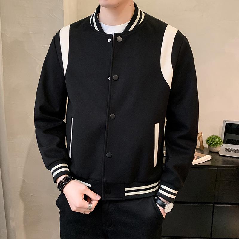 2024 Unisex Retro Baseball Jacket with White Stripes
