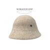 Solid Color Cloche Hat Basin Hat Wool Fisherman Hat for Chilly Outdoor Activitie