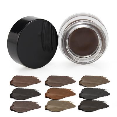 10-farbige langanhaltende Farbstoff-Augenbrauencreme, Augenbrauen-Nährcreme, wasserfeste Färbecreme