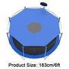 6/8/10ft Trampoline Cover Anti-UV Waterproof Trampoline Shade Cover Sunshade Roof Accessories for Outdoor Backyard Playground