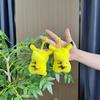 Pikachu Charming Plush Doll Keychain With Golden Chain And Design Whimsical