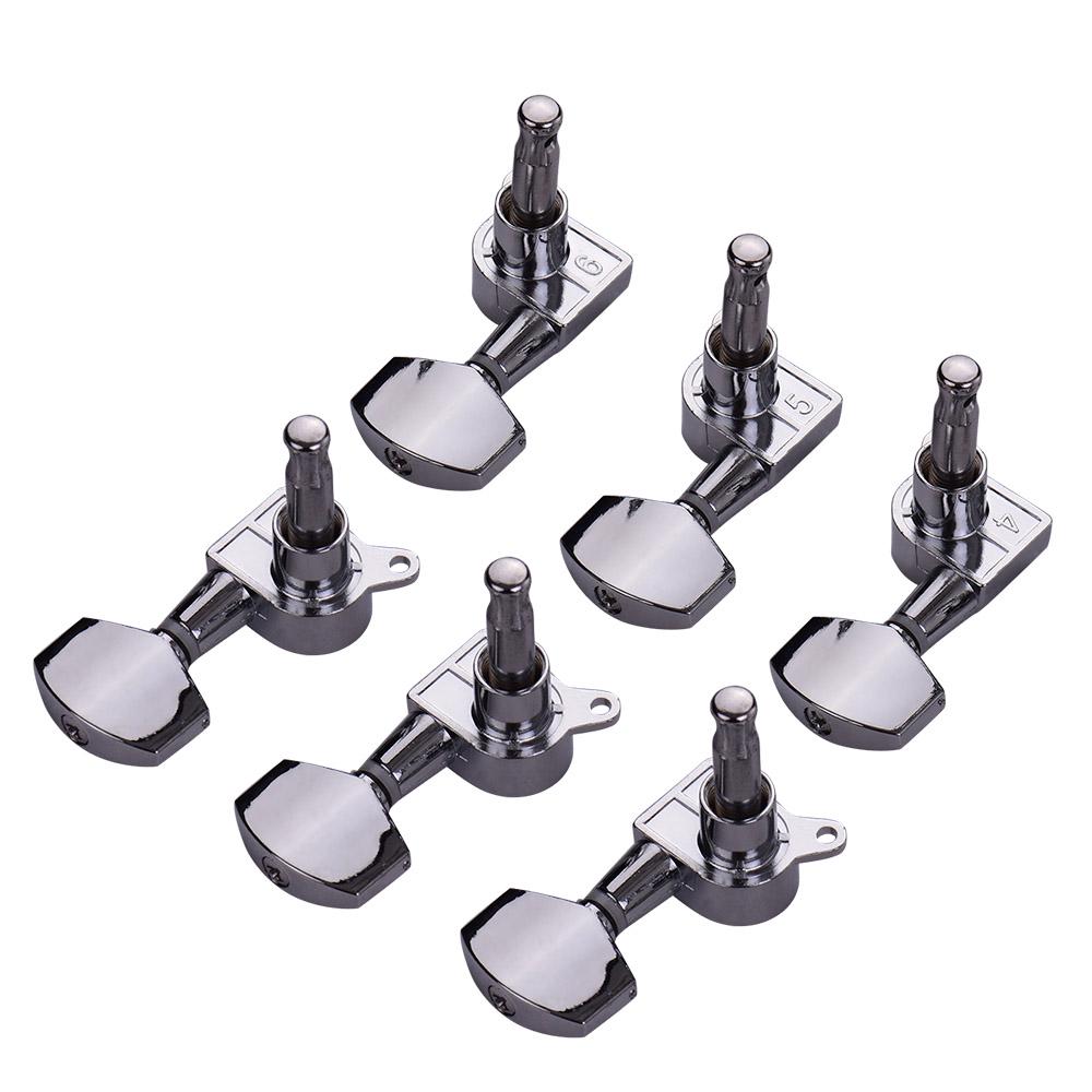 6pcs 3L3R Full Closed Guitar String Tuner Pegs Tuning Machine Head for Folk Guitar
