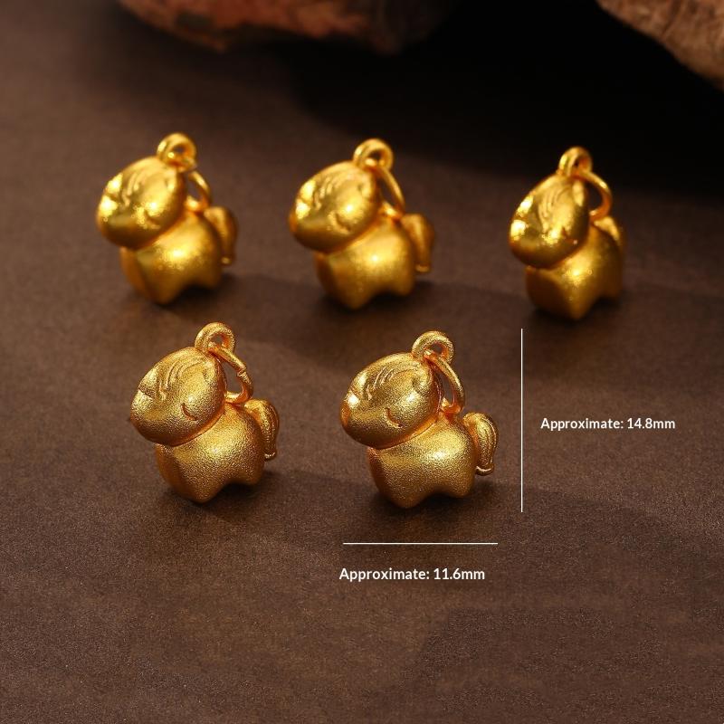 5Pcs Zinc Alloy Painted Pony Pendant Charms Diy Necklace Bracelet Earrings Accessorie