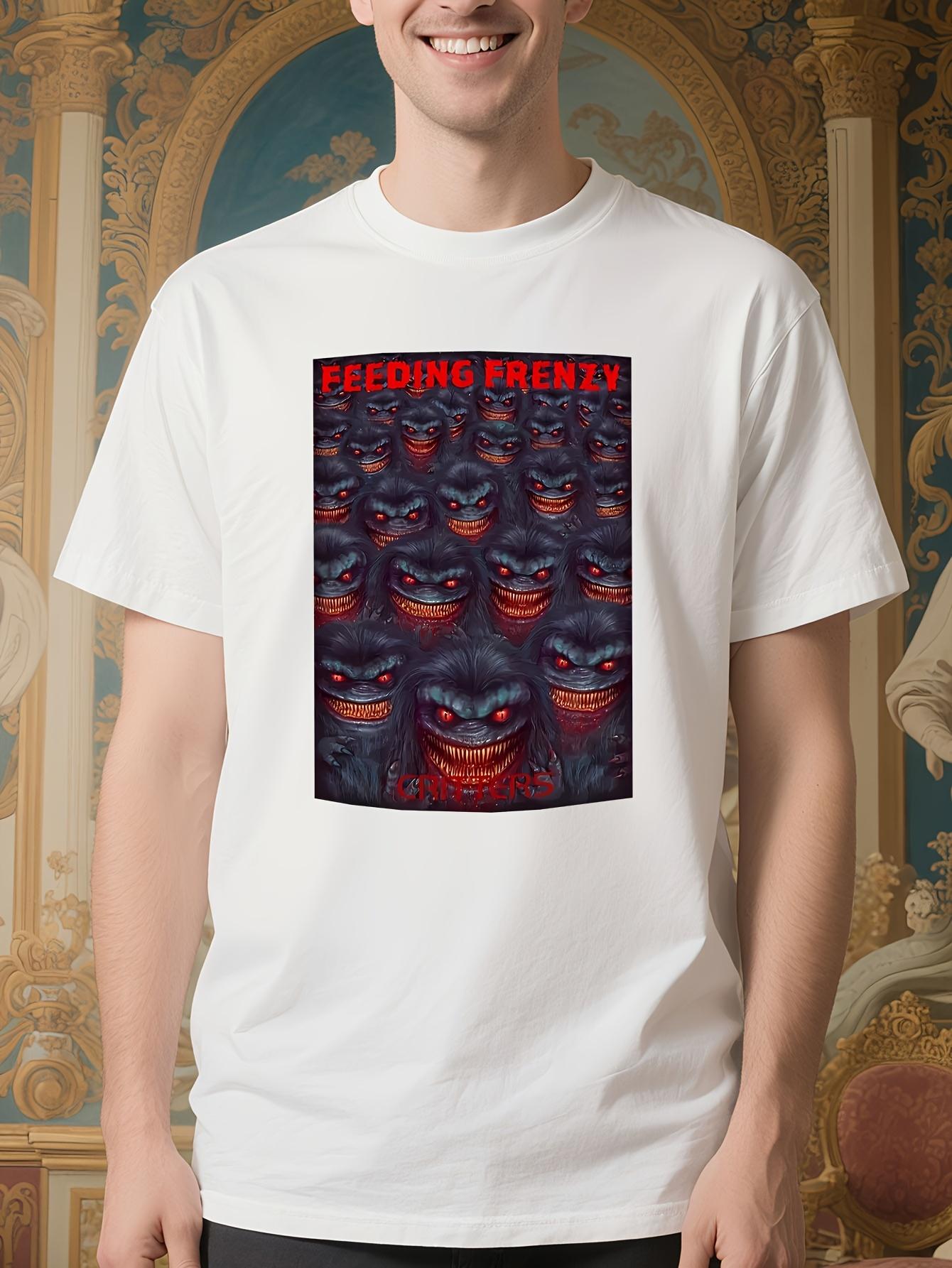 CRITTERS FEEDING FRENZY Horror Movie Tshirt Horror Movie ... S