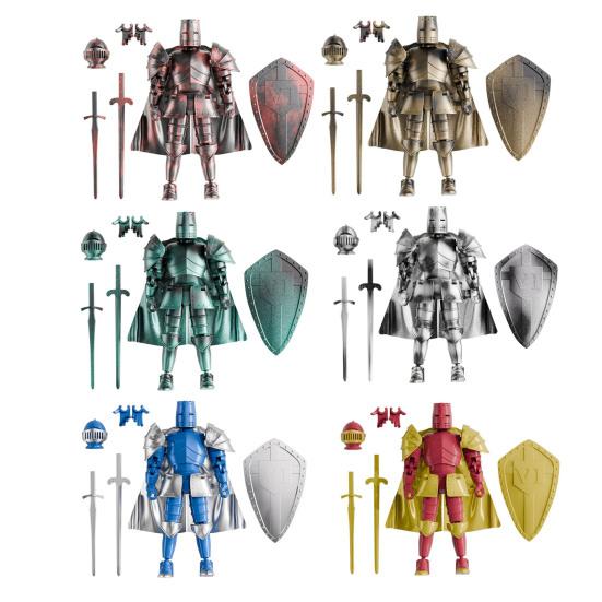 Medieval Knight Action Figure with Accessories Movable Joints Knight Model Toy Articulated Robot Dummy Figurine Home Office Decoration Ornament
