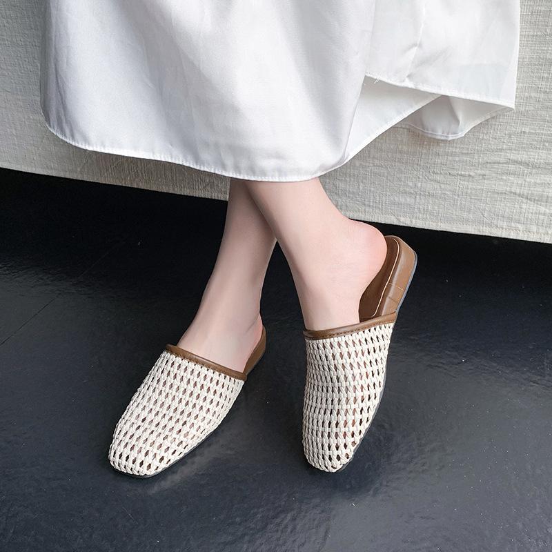 Fashion Low PU Fabric Rubber Hoof Heels Fretwork Low Fretwork Fabric PU Rubber Hoof
