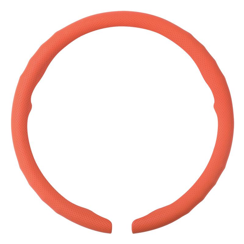 Premium Nappa Leather Steering Wheel Cover - Anti-Slip, Breathable, Ultra-Thin, All-Season