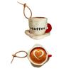 Simulation Coffee Cup Coffee Cup Plush Pendant Stuffed Doll Plush Doll Hanging  Backpack Hanging