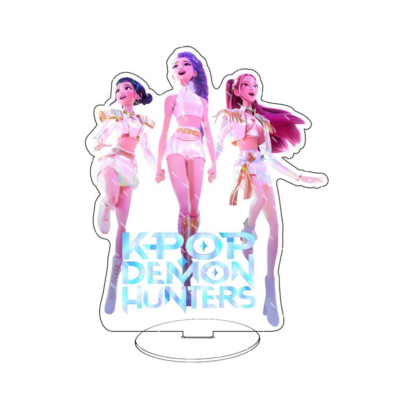 

Kpop Demon Hunters Superstar Rumi Mira Zoe Acrylic Standing Plates Decoration Ornament Accessories Toy