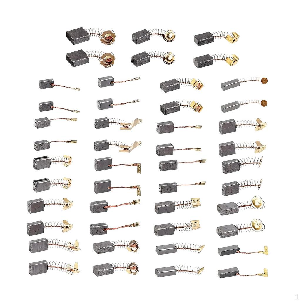 46x Electric Brushes Accessories High Performance Replacement for Angle Grinding Easy Installation