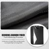 Jogon Real Carbon Fiber Fuel Door Gas Tank Trim Cover for Ford Bronco Raptor 2021 2022 2023 2024 2025, Exterior Body Side Fuel Tank Cap (Glossy CF)
