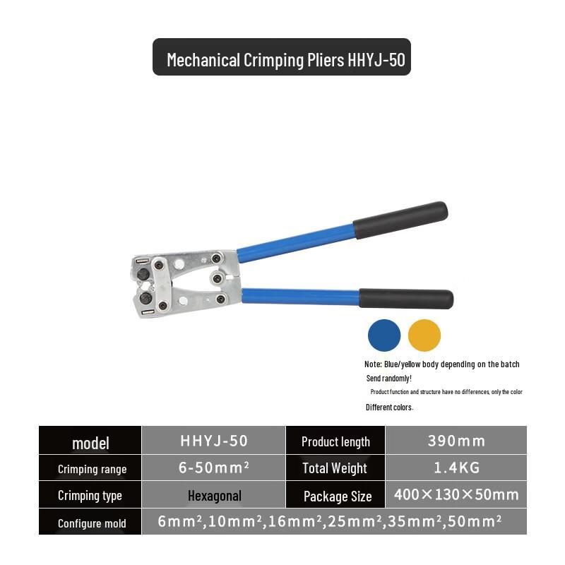 DAXTE Mechanical Hex Crimping Pliers