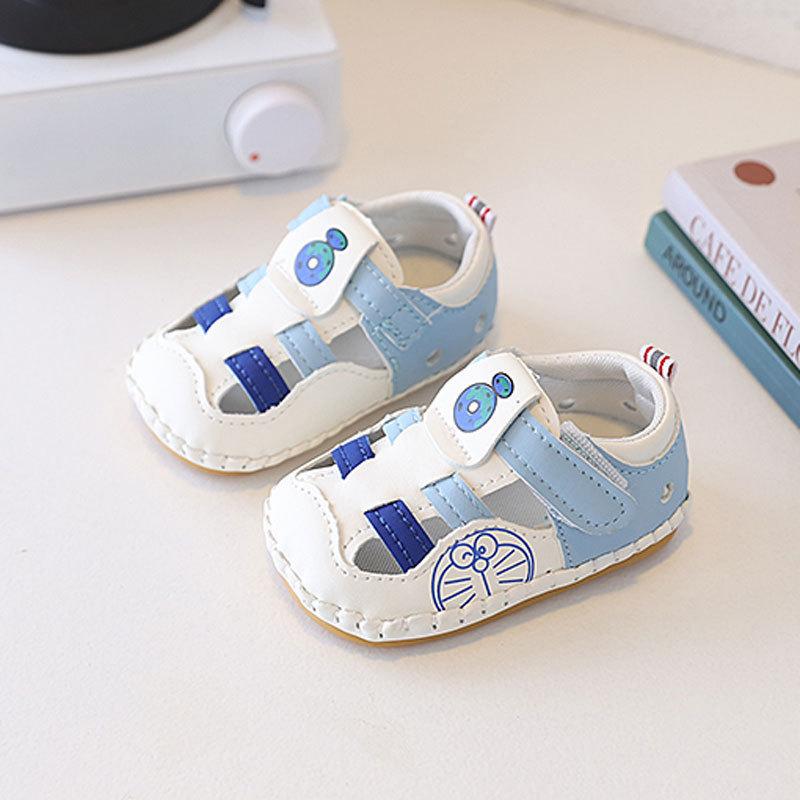 Baby Toddler Summer Shoes With Soft Sole And Breathable Synthetic Leather For Kids