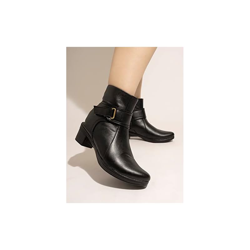 Shoetopia Girls Bt-7079 Black Ankle Boot - 7 Uk (Girls-Bt-7079-Black) 7 UK