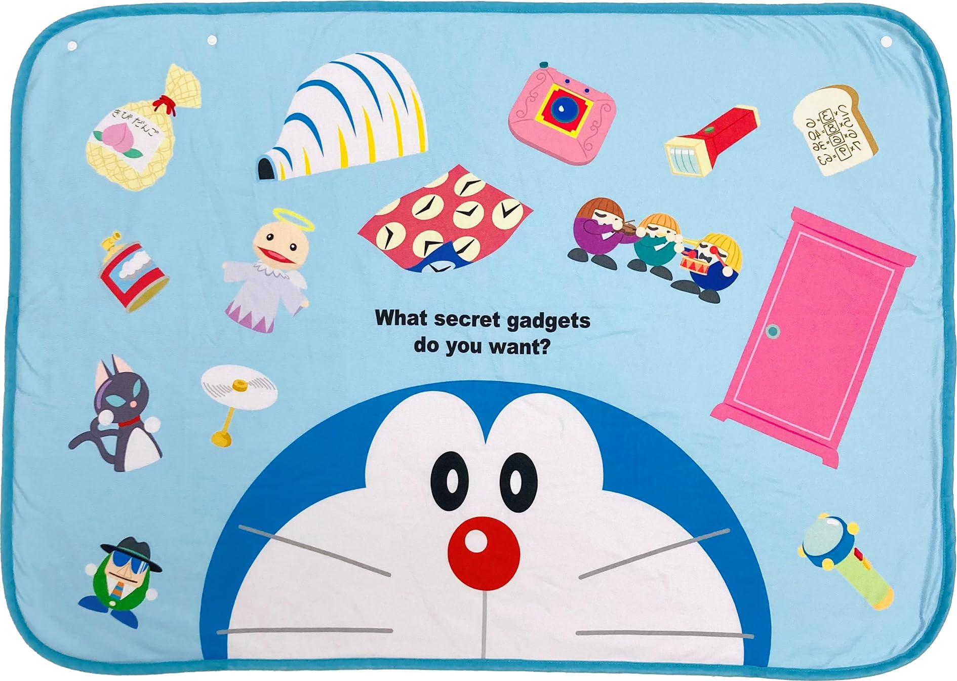 

MORIPiLO Doraemon Lap Blanket Gadget Soft Sheepskin Cute Warm Item for Summer and Air Conditioning Shogakukan Morishita Makura (Secret Boa) Winter,