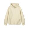 Heavy Button Hooded Sweater Men's Spring and Autumn Velvet Trendy Brand Loose Casual Solid Color Versatile American Hoodie Jacket