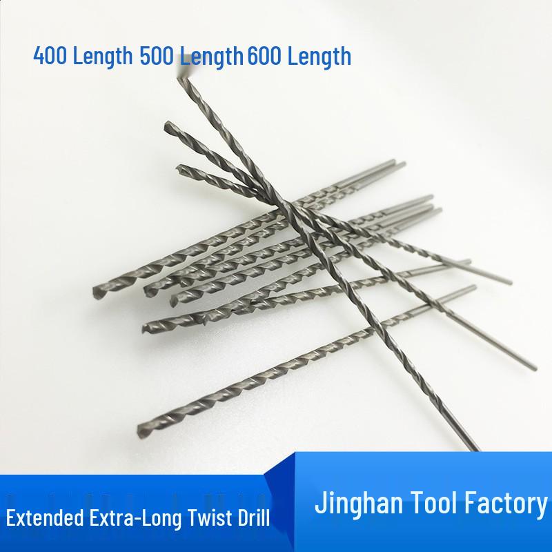 Long Flute High-Speed Steel Straight Shank Drill Bit (160-350mm)