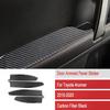 Carbon Fiber Inner Door Armrest Panel Trim Fit For Toyota 4Runner 2010-
