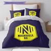 Nashville SC Pattern Bedding Set Quilt Cover Pillowcase Home Decor Gift (1 * duvet cover + 2 * pillowcase, without core)