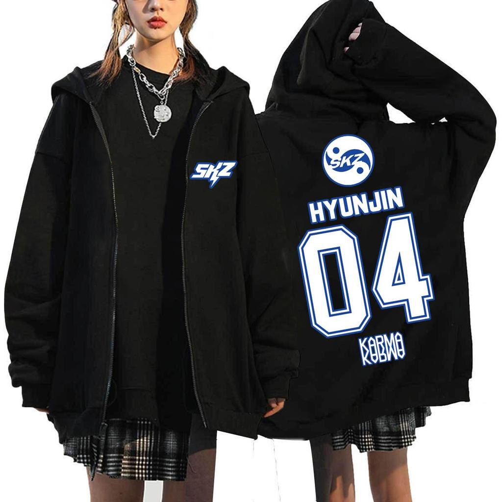 Women's Casual Fashion Printed Long Sleeve Zipper Hooded Sweatshirt