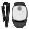 LED Clip Lamp 4 Lighting Modes Running Clip Light Safety Warning for Jogging Night Walking for Fishing Hiking USB Rechargeable