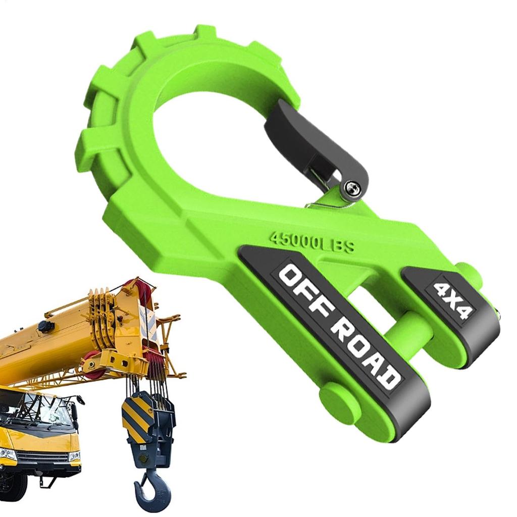 Dtharen UTV Winch Hook,3/8" Winch Hook | Trailer Chain Hook High Strength Tow Cluster