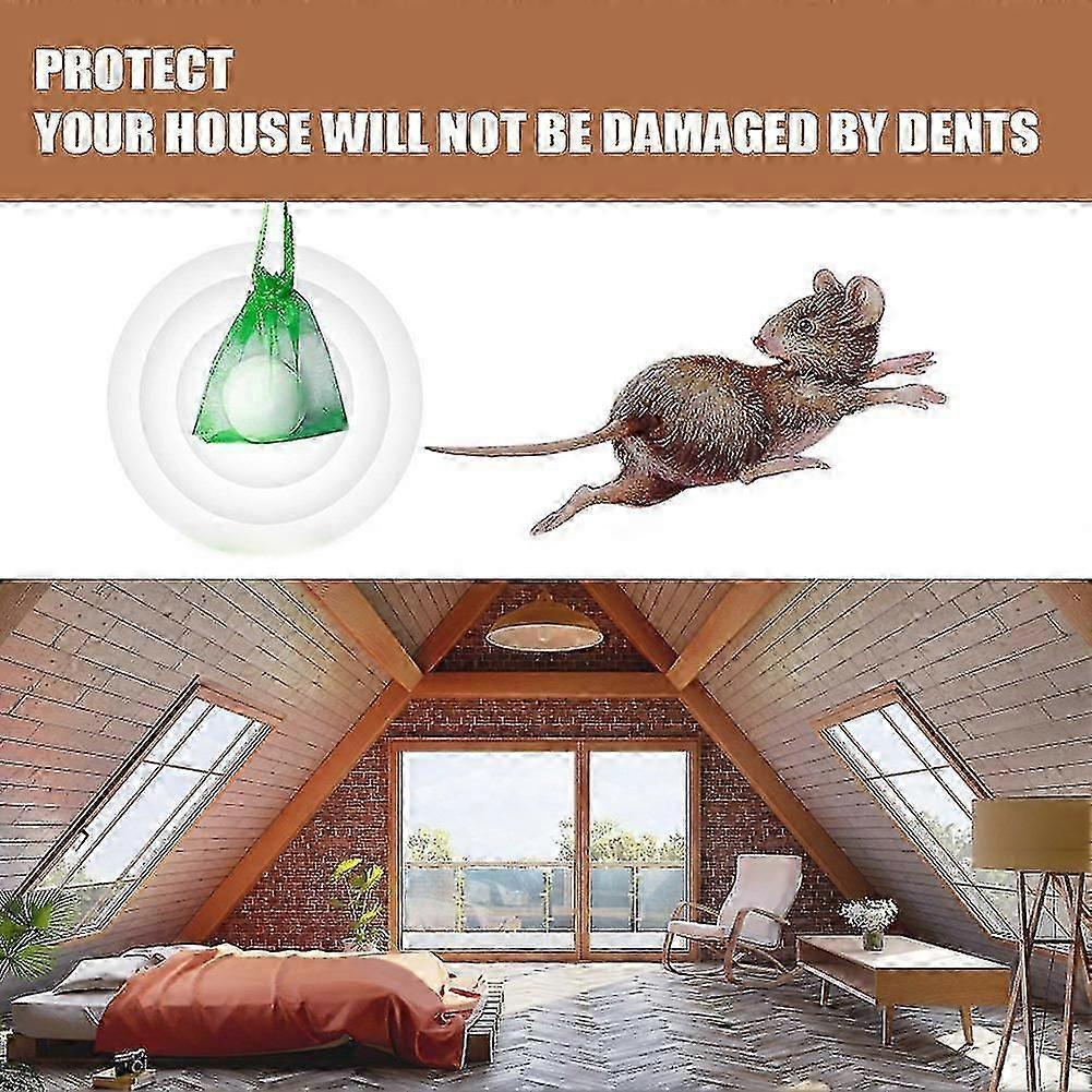 60x Peppermint To Repel Mice Natural Mouse Repellent Ball Natural Peppermint Oil Mouse And Rats Repellent Rodent Repellent With Bag_Lucky_B