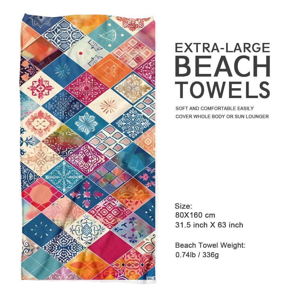 

1 шт. пляжное полотенце с цветком мандалы, быстросохнущее, мягкое, впитывающее, идеально подходит для путешествий на свежем воздухе, кемпинга и летнего отпуска 70X150CM