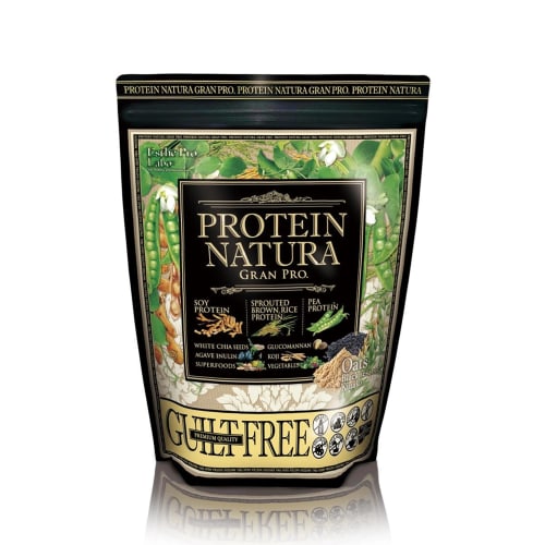 

Esthe Pro Labo Протеин Natura Grand Pro Большая упаковка (Овес, Черный кунжут, Соевая мука) 900 г, 100% растительный протеин с соей, пророщенным коричневым рисом,