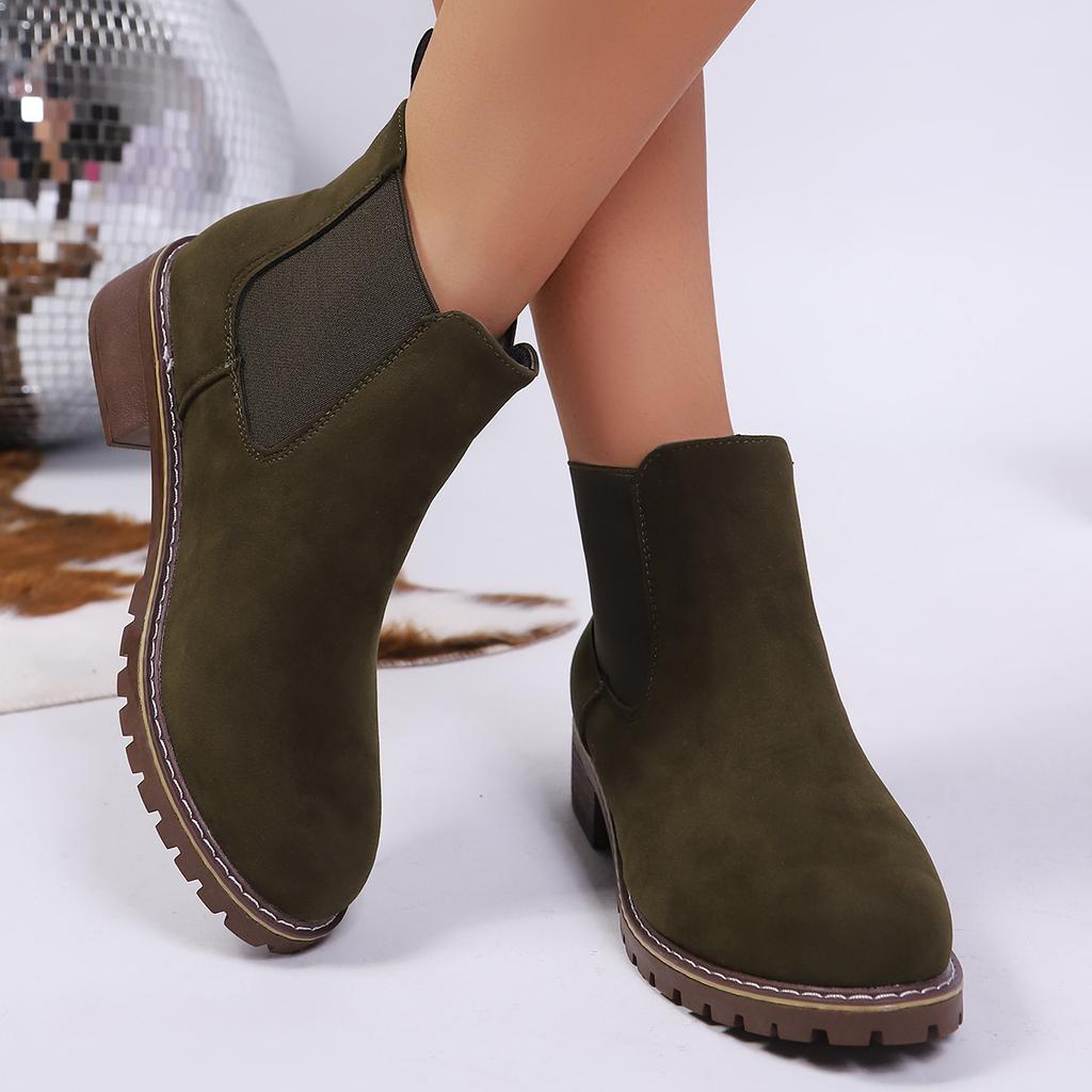 Plus Size Spring and Autumn Korean Version Martin Boots, British Casual Desert Boots, Cargo Boots, High Top Shoes