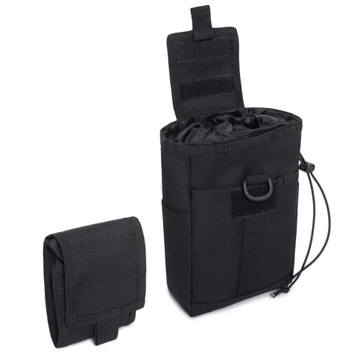 YAPJEB Dump Pouch, Airsoft Pouch, Large Foldable Molle Military Pouch, Tactical Pouch, Utility Pouch, Molle System, Compact Retrieval Pouch, Waist Pou