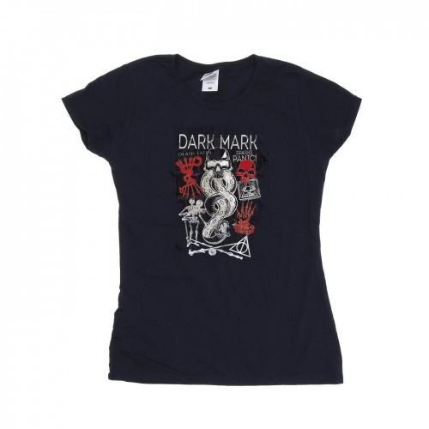 HARRY POTTER Womens_Ladies Dark Mark Cotton T-Shirt S чёрный