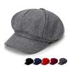 Woolen Solid Color Beret Fashion Outdoor Cotton Hat Autumn And Winter Windproof Hats Men'S And Women'S Universal Caps