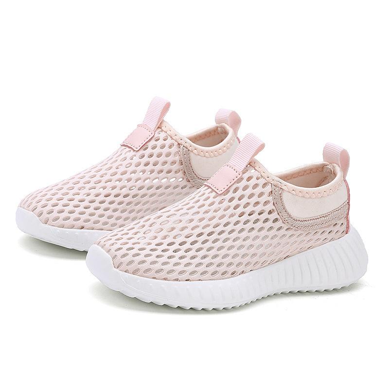 Classmates children's shoes summer new boys and girls mesh breathable middle and old children one pedal single mesh hollow sports shoes