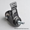 Gold Diamond Electrophoretic Universal Caster Wheel with Lead Screw Brake