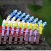 9.5*3cm Mini Wooden Fence DIY Miniature Fairy Garden Wood Barrier Dollhouse Showcase Craft Home Decor Garden Accessories