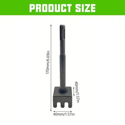 Gifts Heavy-Duty Square Hole Punch Rectangle Multifunctional Electric Hammer Hole Bit Enlarging Tool Hole Drill Bit