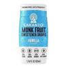 Lakanto Flüssiger Mönchsfruchtextrakt Tropfen Vanille, 1,76 oz (Fall 6)