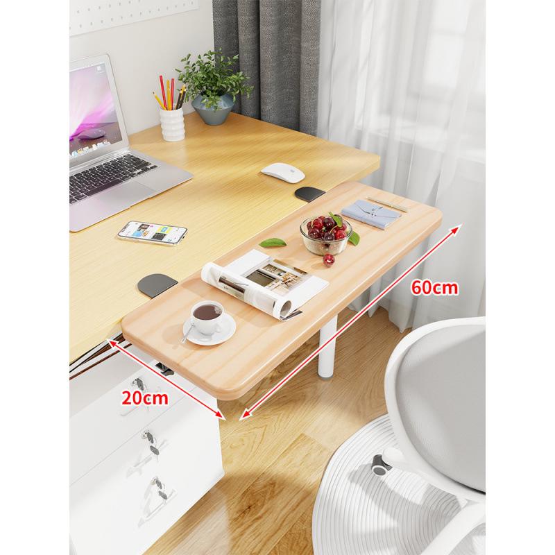 Składana Podpórka pod Nadgarstki do Klawiatury Biurkowej: Wydłużony wspornik krawędzi stołu do stanowiska pracy w akademiku