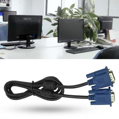 VGA kabel Praktický Plug Play 1,5m Široké použití Počítačový monitor VGA samec na